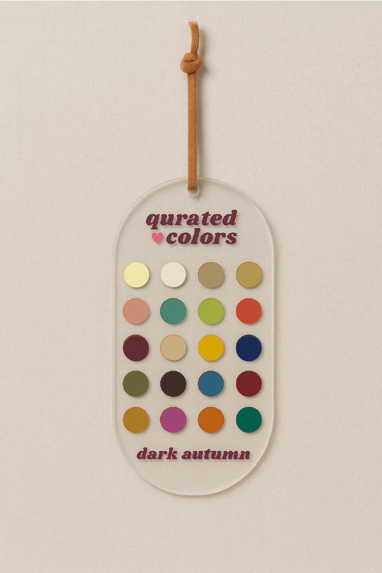 Seasonal Color Guide – Acrylic Swatch Card