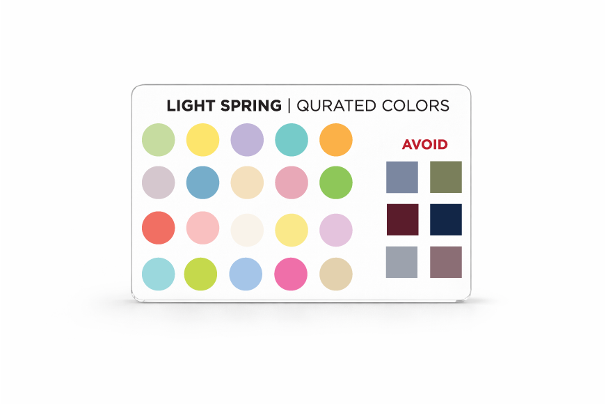 Credit Card Seasonal Color Guide