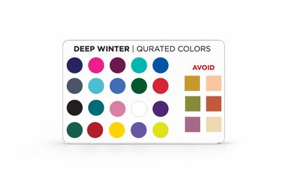 Credit Card Seasonal Color Guide
