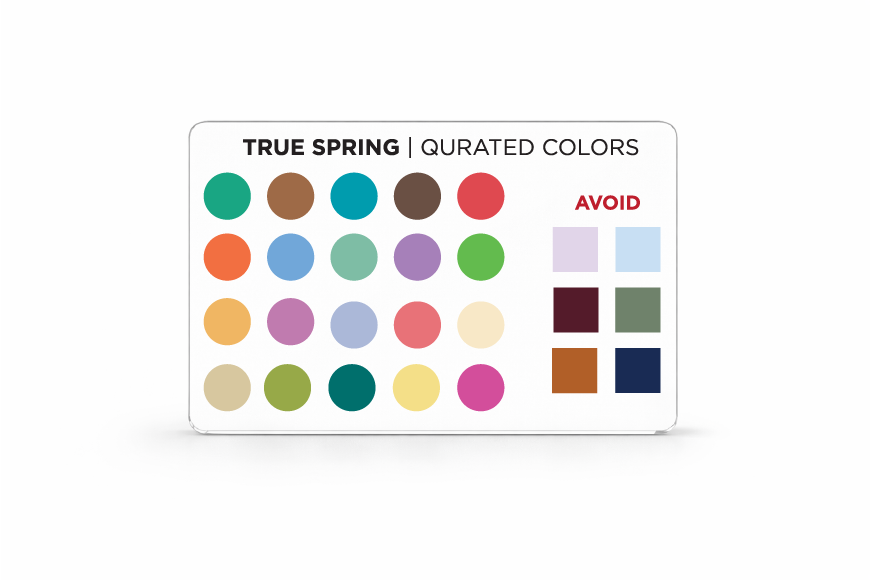 Credit Card Seasonal Color Guide