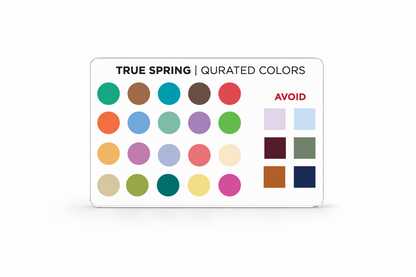 Credit Card Seasonal Color Guide