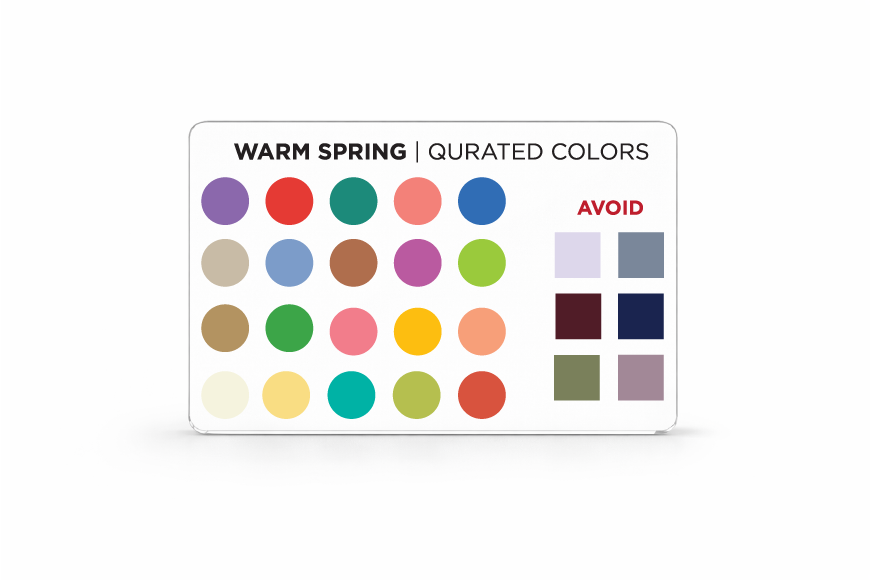 Credit Card Seasonal Color Guide