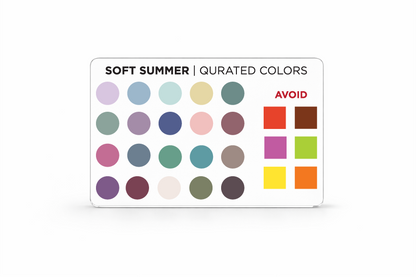 Credit Card Seasonal Color Guide