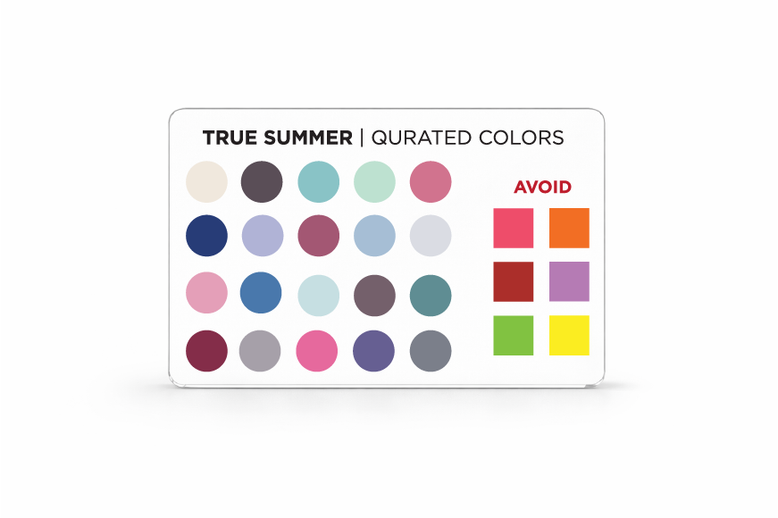 Credit Card Seasonal Color Guide