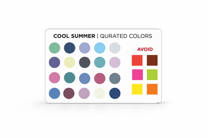 Credit Card Seasonal Color Guide