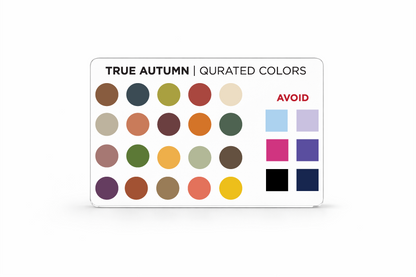 Credit Card Seasonal Color Guide