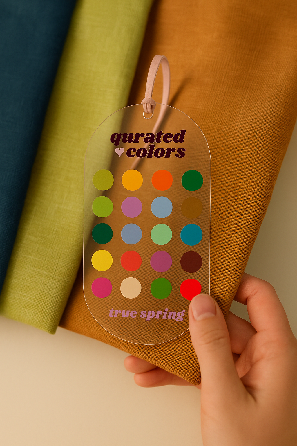 Seasonal Color Guide – Acrylic Swatch Card