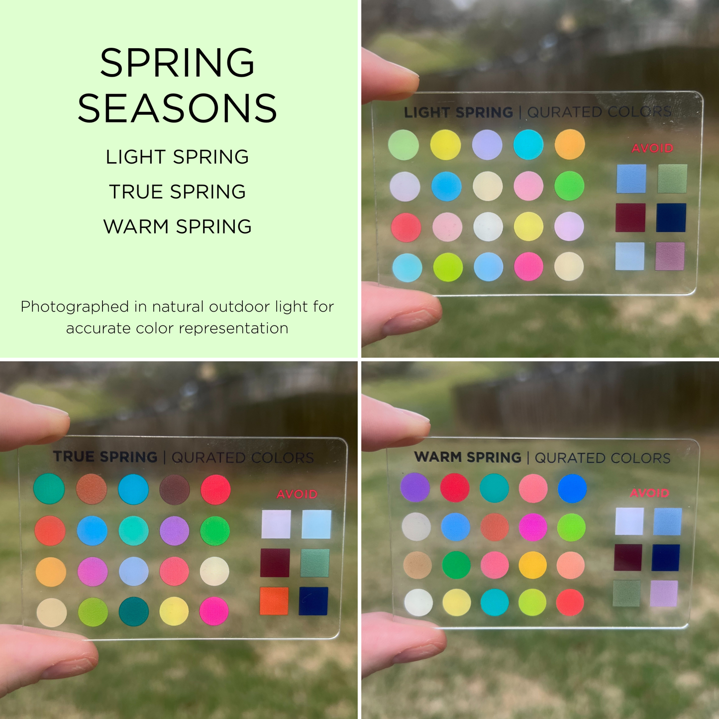 Credit Card Seasonal Color Guide