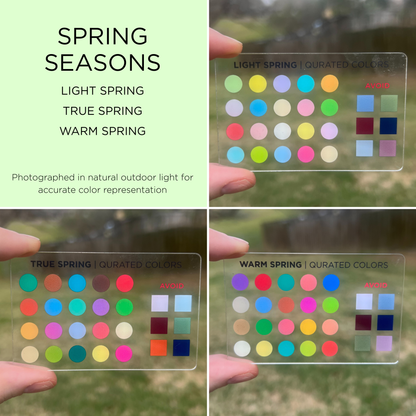 Credit Card Seasonal Color Guide