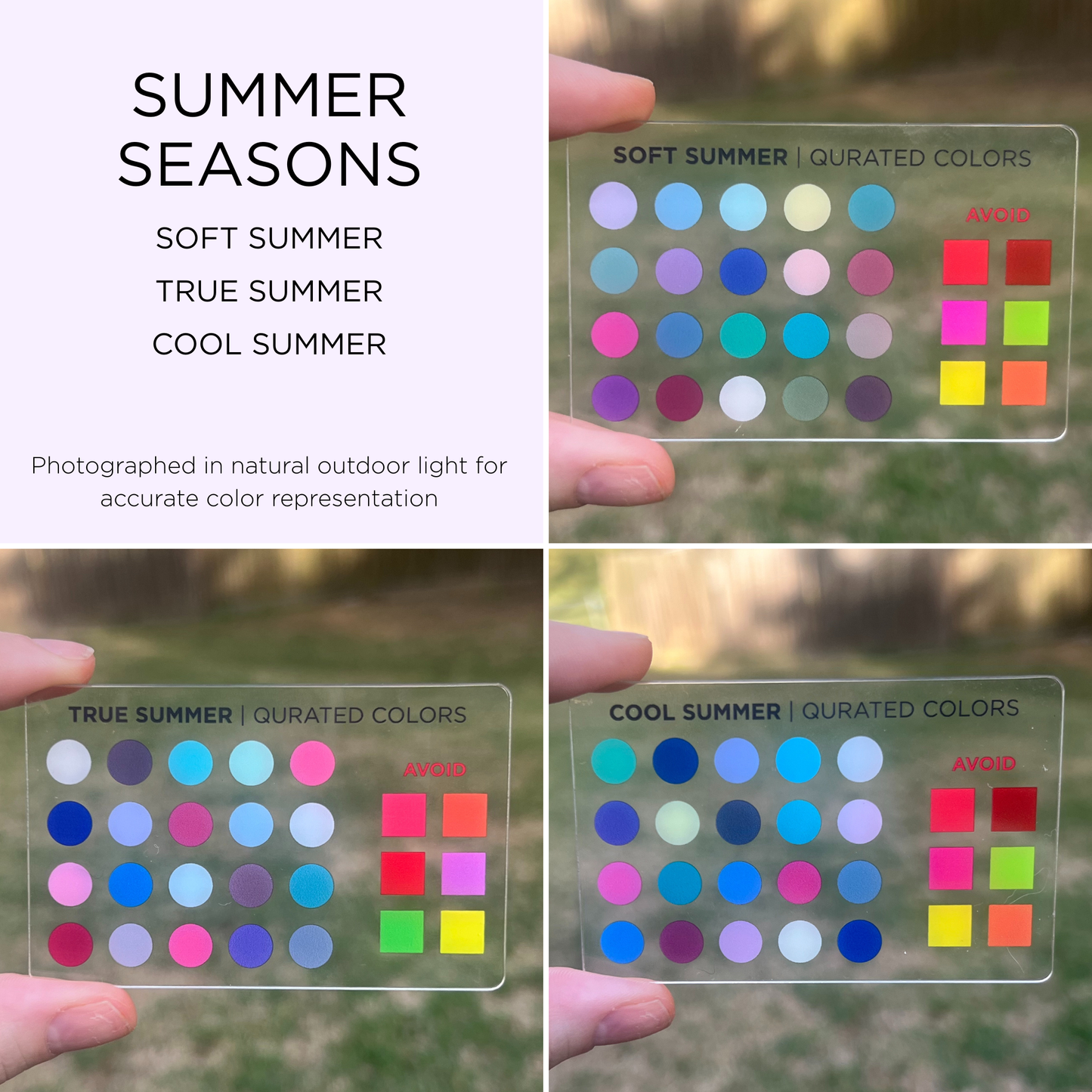 Credit Card Seasonal Color Guide