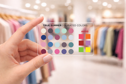 Credit Card Seasonal Color Guide