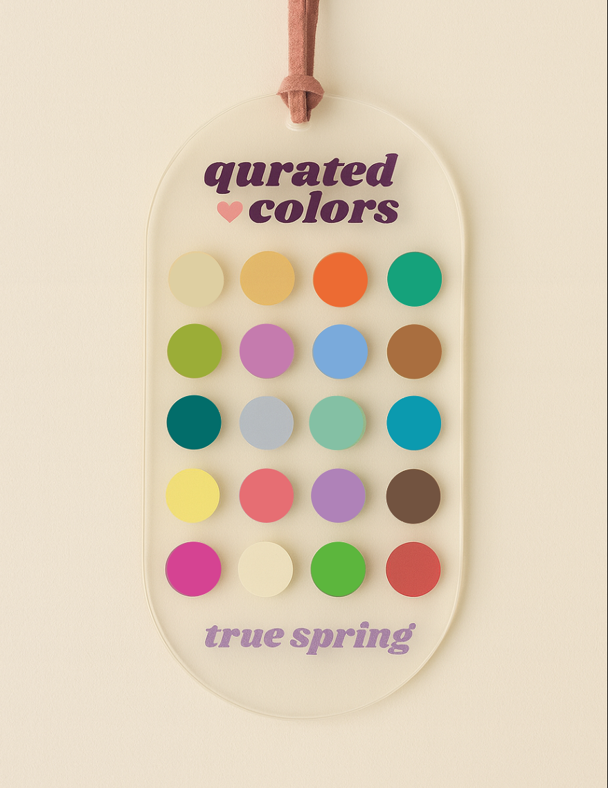 Seasonal Color Guide – Acrylic Swatch Card