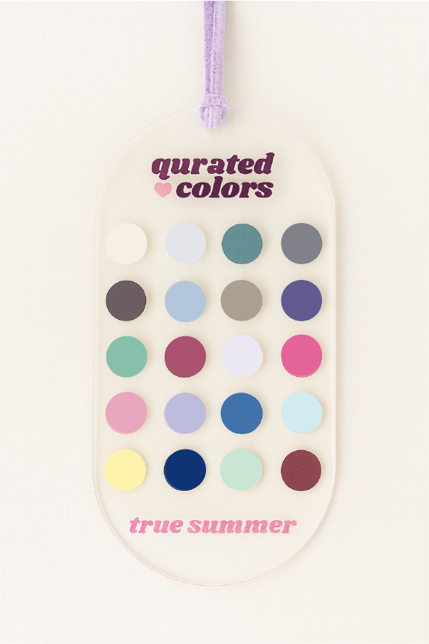 Seasonal Color Guide – Acrylic Swatch Card
