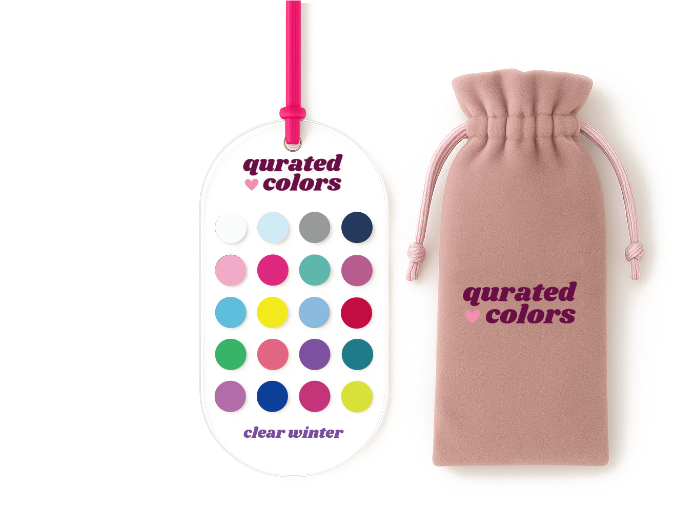 Seasonal Color Guide – Acrylic Swatch Card