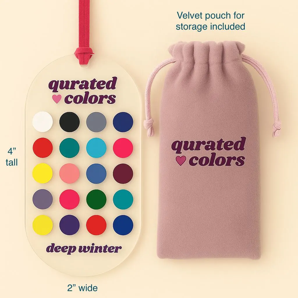 Seasonal Color Guide – Acrylic Swatch Card