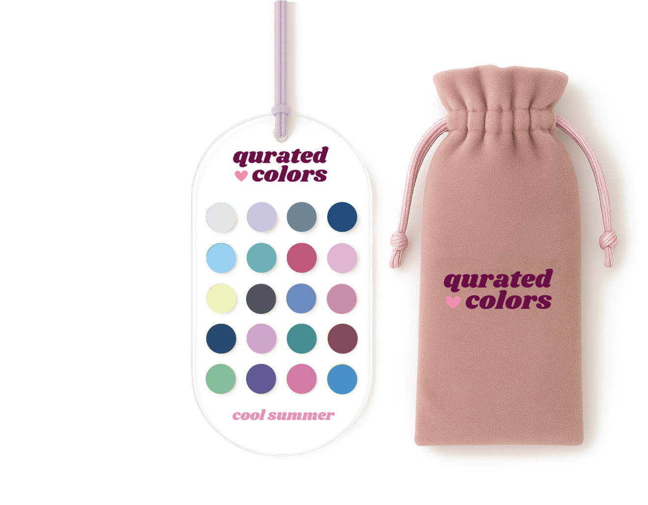 Seasonal Color Guide – Acrylic Swatch Card