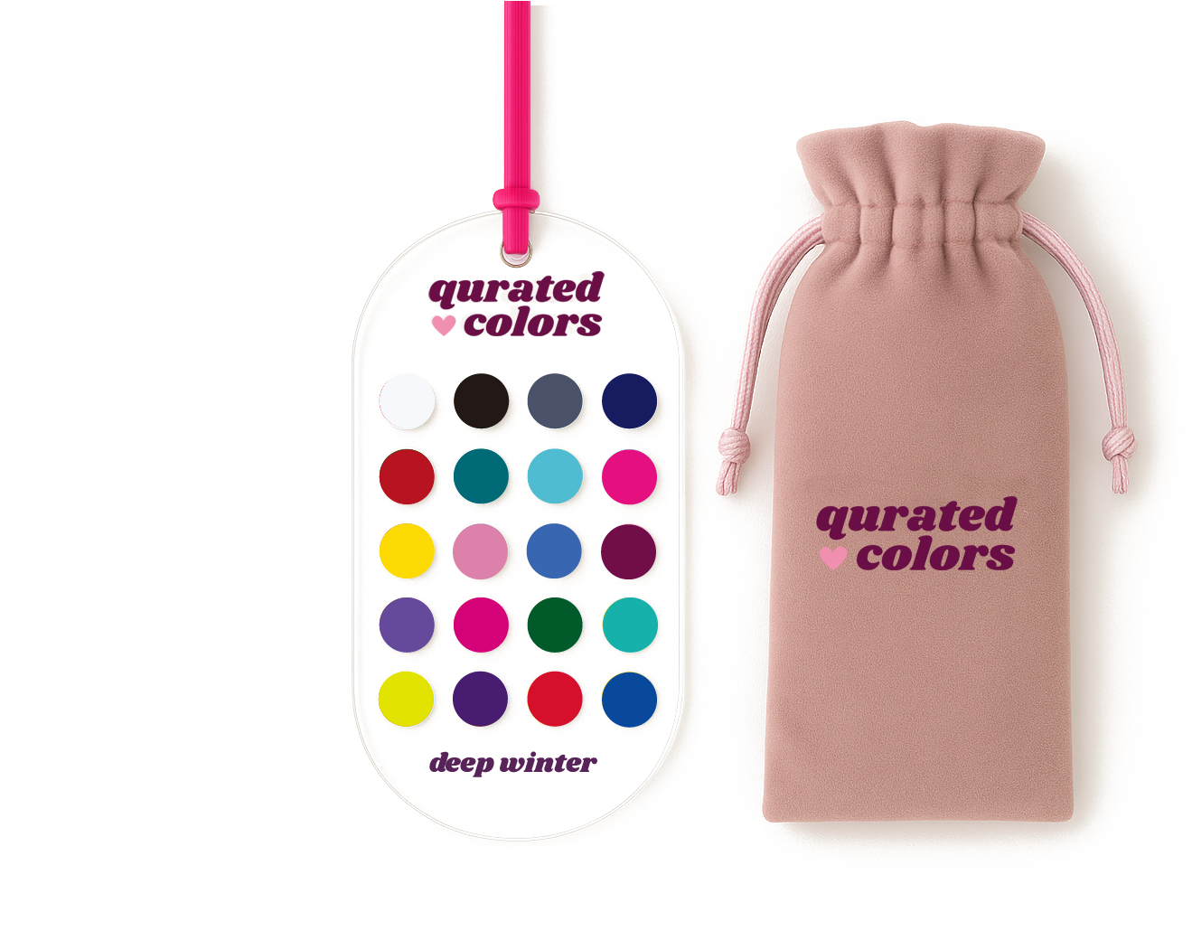 Seasonal Color Guide – Acrylic Swatch Card