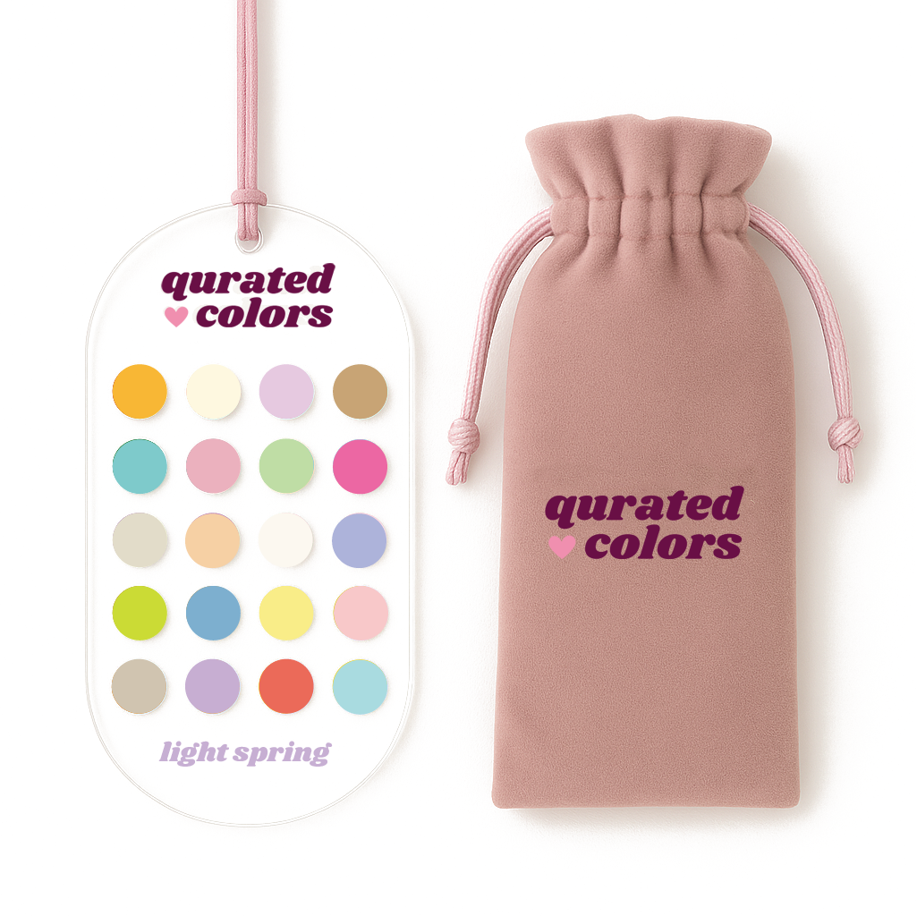 Seasonal Color Guide – Acrylic Swatch Card