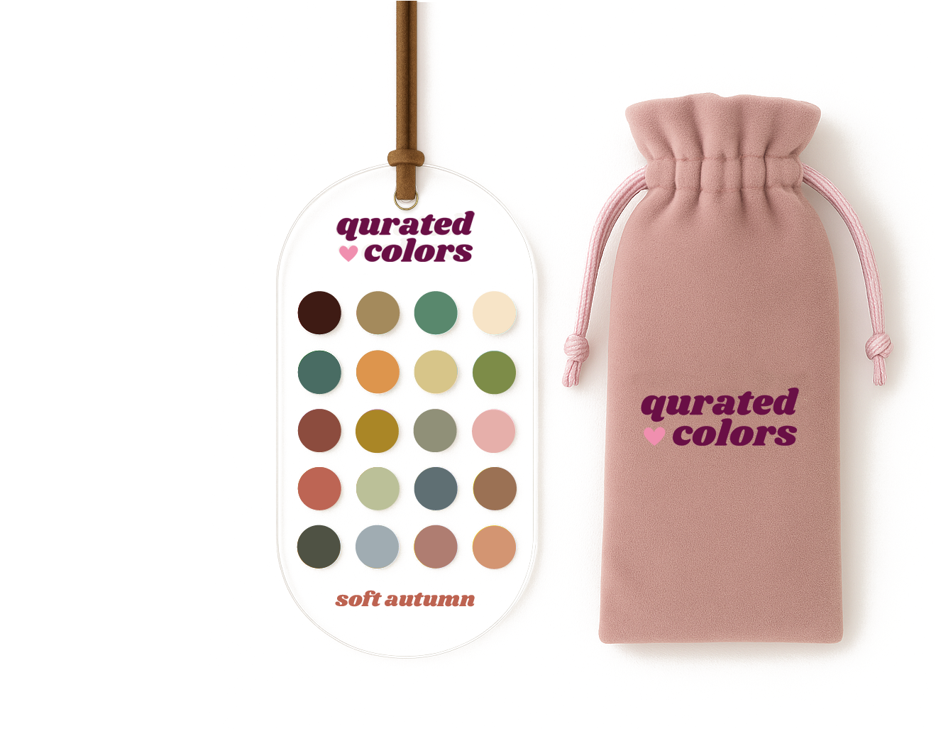 Seasonal Color Guide – Acrylic Swatch Card