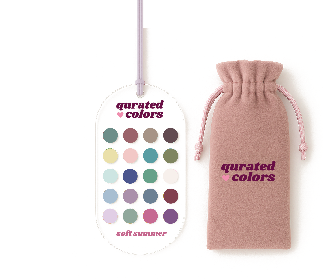 Seasonal Color Guide – Acrylic Swatch Card