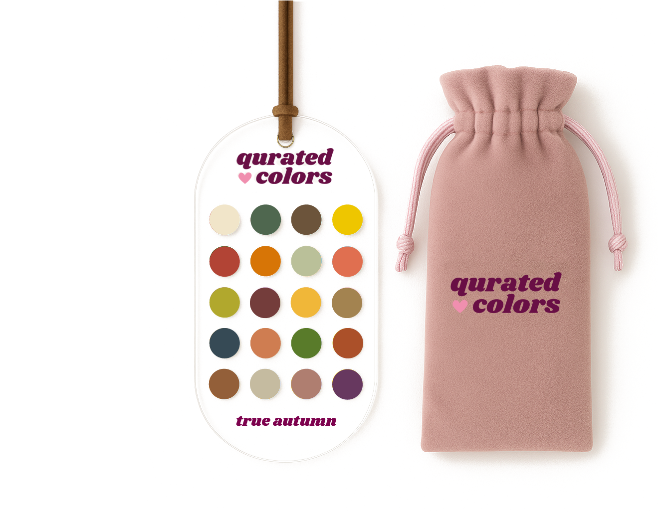 Seasonal Color Guide – Acrylic Swatch Card