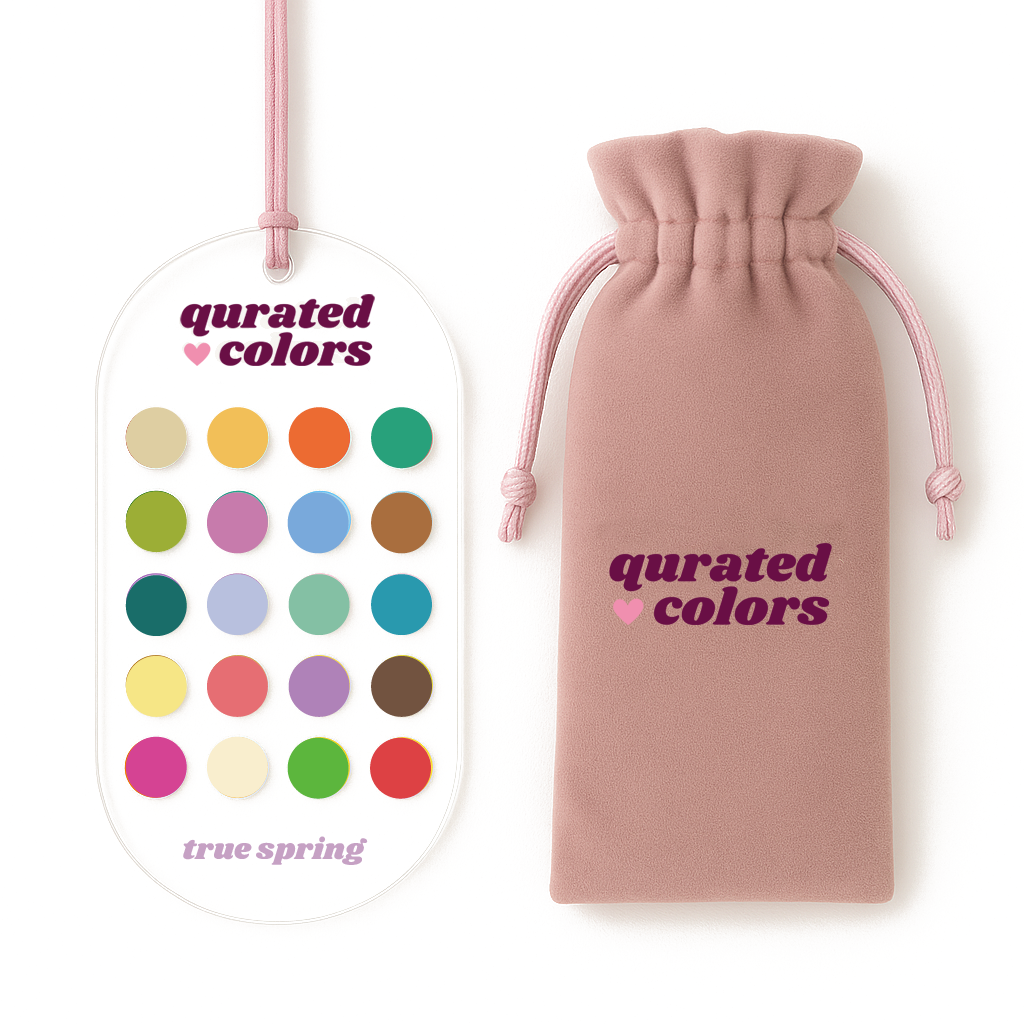 Seasonal Color Guide – Acrylic Swatch Card