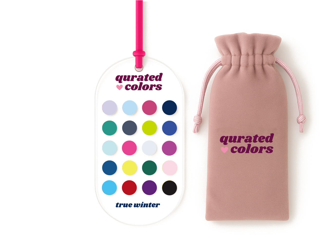 Seasonal Color Guide – Acrylic Swatch Card