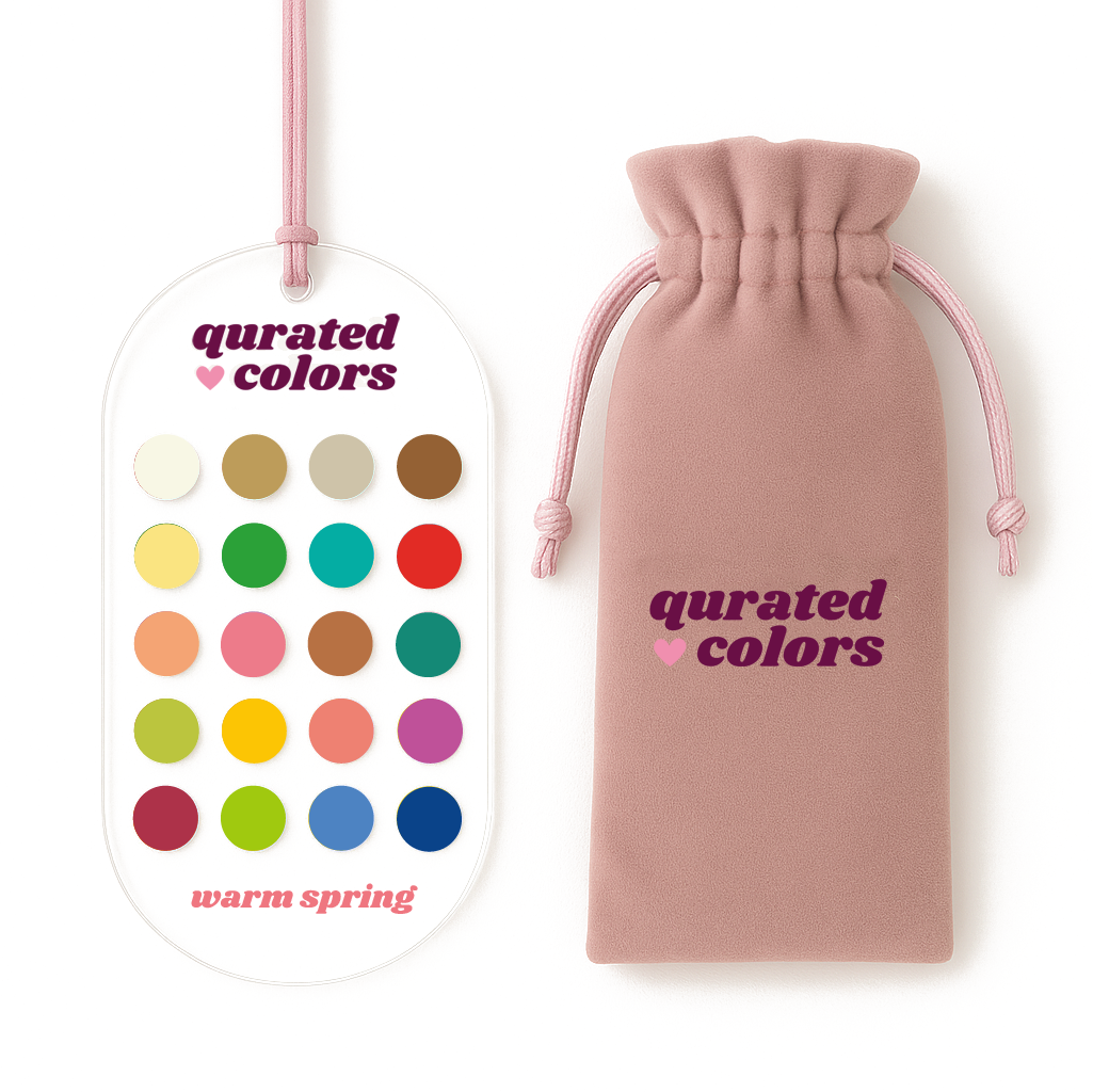 Seasonal Color Guide – Acrylic Swatch Card